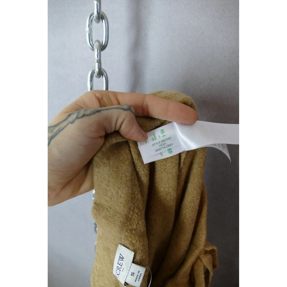 J. Crew‎ Womens BC542 Tan Knit Lounge Pants Drawstring Waist Small